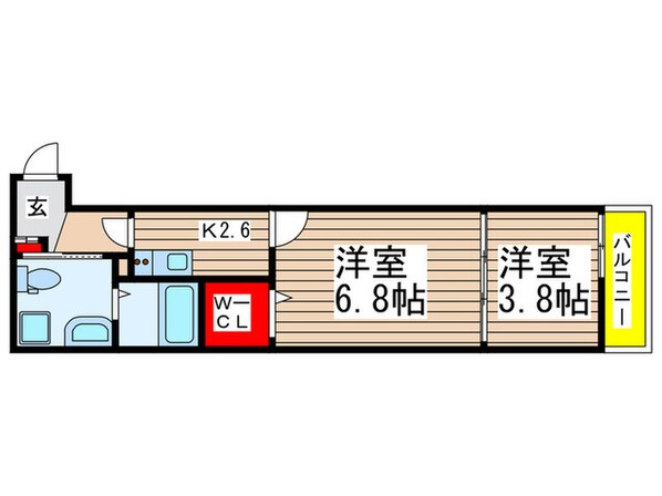 セレソ新検見川の物件間取画像